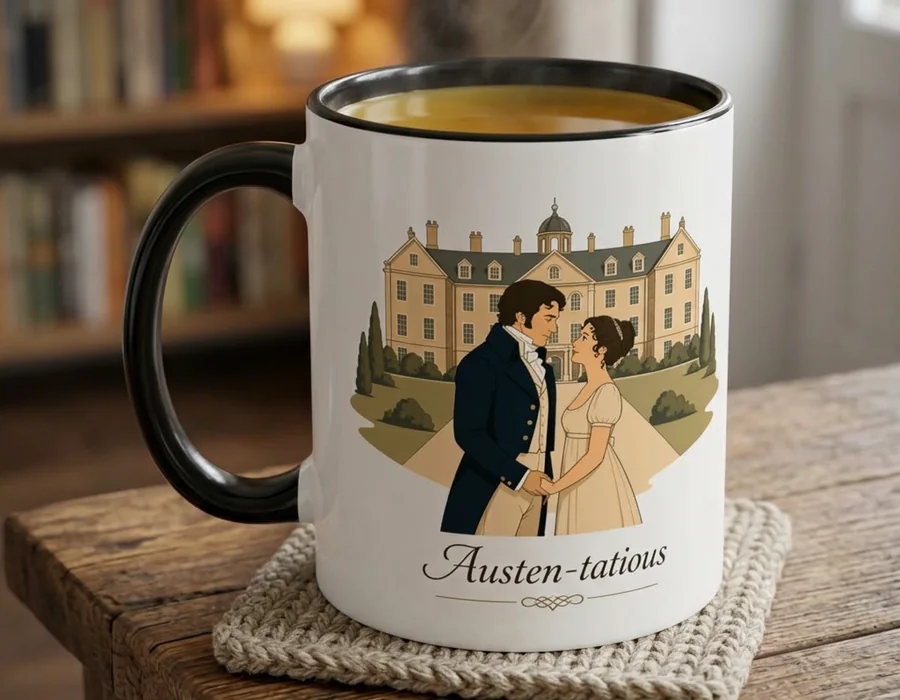 Quiet Corner mug from the Etsy gift shop